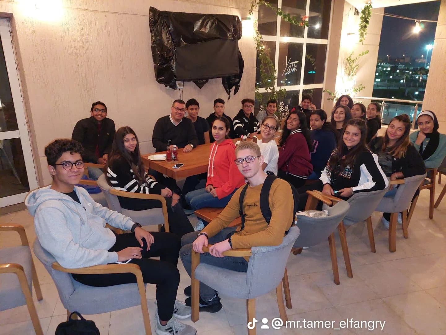 Student score and congratulations from Mr. Tamer Elfangary